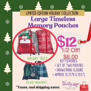 Thirty-One Gifts Timeless Memory Pouches